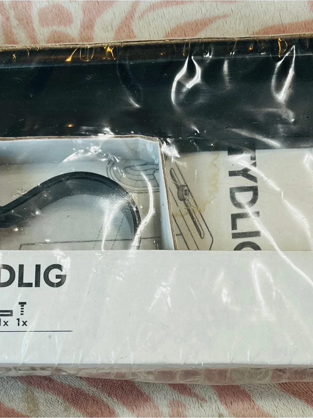 IKEA BETYDLIG Curtain Rod Wall/Ceiling Bracket 602.172.28 New